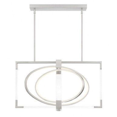 Double Take 50W 1 LED Light Oversized Pendant by George Kovacs - P2267-084-L