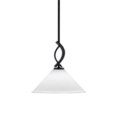 Cavella 1 Light Medium Pendant 12.5 Inch Tall by Toltec - 3901-MB-316