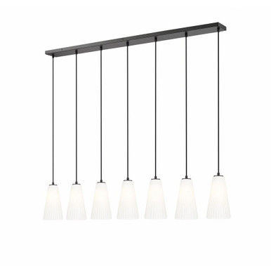 Farrell 7 Light Linear Chandelier 11 x 6 Inches Wide by Z-Lite - 3043P6-7L
