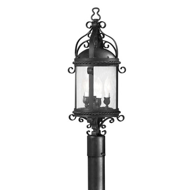 Pamplona 4 Light Outdoor Post Lantern 10 x 26.75 Inches by Troy - P9123-SFB