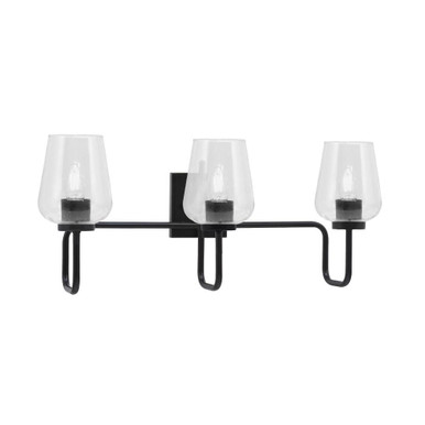 Sandia 3 Light Bath Vanity 11 Inch Tall and 26.25 Inch Length by Toltec - 6223-11-2625