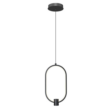 Saros 19W 1 LED Pendant 17.25 Inch Tall and 8.75 Inch Wide by Z Lite - 4101-8MB-LED