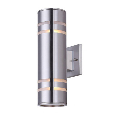 Tay 2 Light Outdoor Wall Lantern by Canarm - IOL256BK