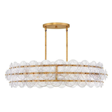 Rene 8 Light Oversized Chandelier by Fredrick Ramond - FR30124DA