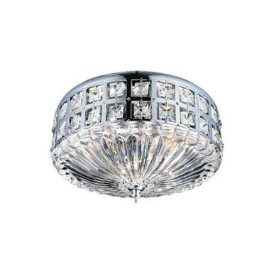 Bloome 4 Light 13 Inch Wide Flush Mount by CWI - 5039C13C