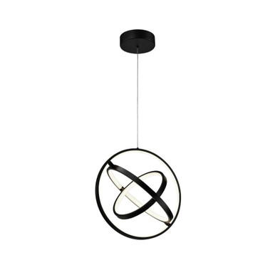 Sienna 30W LED Medium Pendant by Artcraft - AC6691BK
