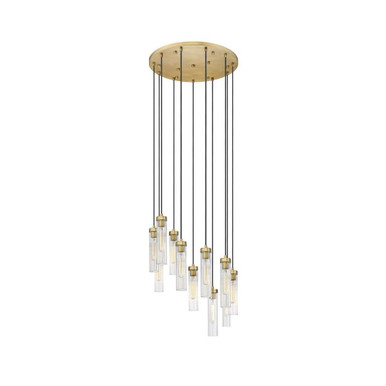 Beau 11 Light Medium Cluster Chandelier by Z-Lite - 740P-11R-RB