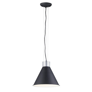 Storehouse 12W 1 LED Medium Pendant by Maxim - 25232SABK