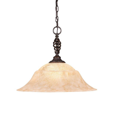 Elegante 1 Light Large Pendant 20 Inch Wide by Toltec - 82-20-135-