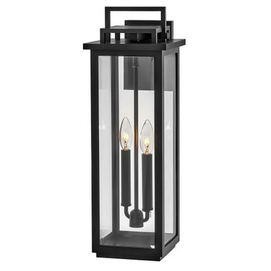 Winthorpe 10W 2 LED Outdoor Wall Lantern 22 Inch Tall by Hinkley - 22114BK
