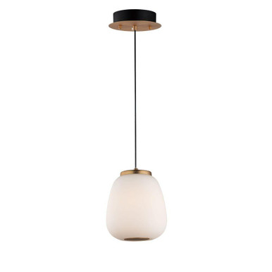 Soji 8W 2 LED Small Pendant by ET2 - E25063-92BKGLD