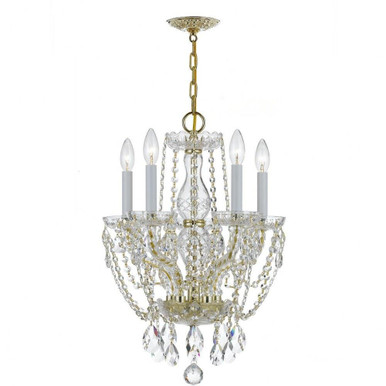 Lindsay Quadrant 5 Light Small Chandelier by BSH 49-BEL-406211 - 49-BEL-406211