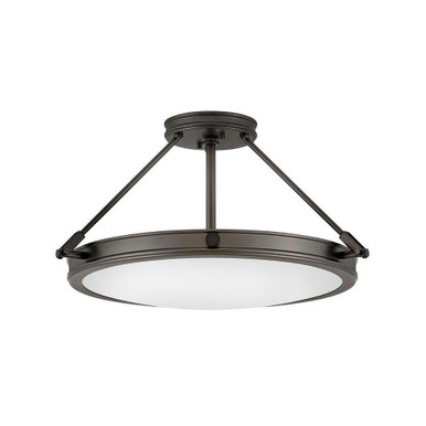 Broad Street West 4 22 Inch Wide Semi Flush Mount by Bailey Street Home - 81-BEL-4791716