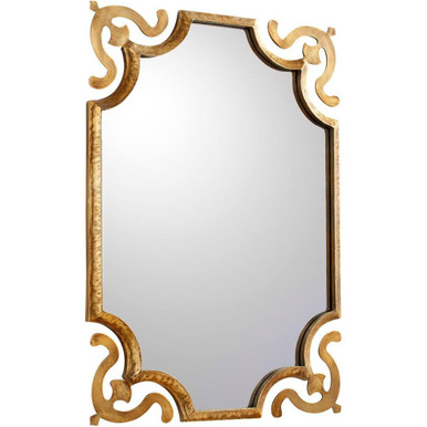 Abri Mirror 25.25 Inch Wide by 35.25 Inch High by Cyan - 09865