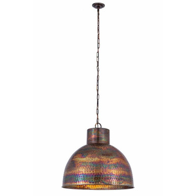 Charita 3 Light Chain and Cord Hung Pendant 24 Inch Wide by Innovations - 650-3P-BC-24