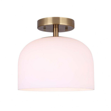 Novalee 1 Light 9.25 Inch Wide Flush Mount by Canarm Inc - IFM1130A09GD