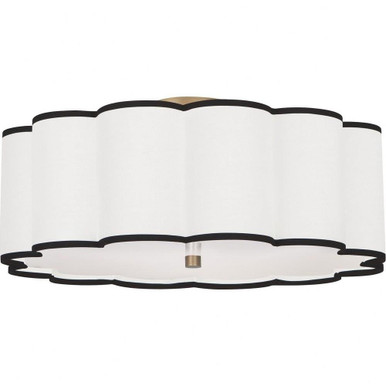 Axis 4 Light 24 Inch Wide Flush Mount by Robert Abbey - 2201