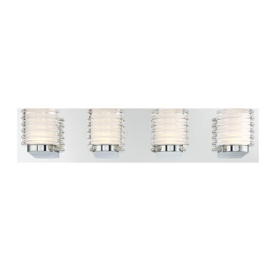 Ancona 40W 4 LED Bath Vanity 5.25 Inch Tall and 22.5 Inch Wide by Eurofase - 38498-015