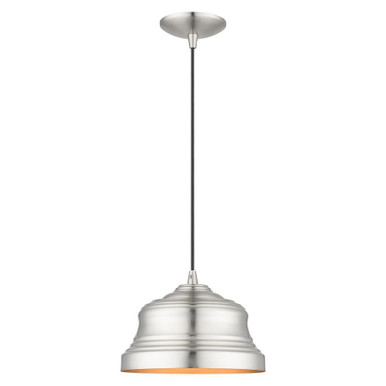 Endicott 1 Light Small Pendant 13 Inch Tall by Livex - 55902