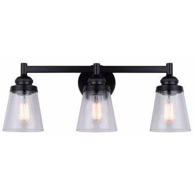 Declan 3 Light Vanity Light by Canarm - IVL1097A03BK