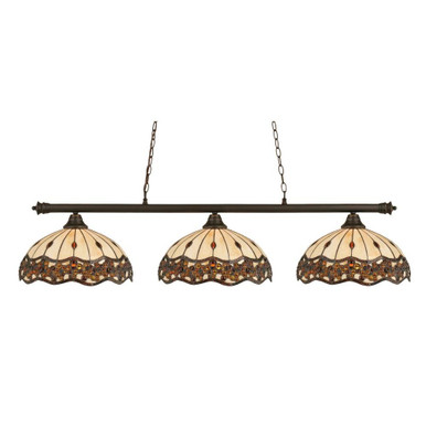 Oxford 3 Light Small Island Chandelier by Toltec 373-1613255525 - 373-1613255525