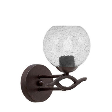 Revo 1 Light Steel Wall Sconce 9 Inch Tall by Toltec - 141-41