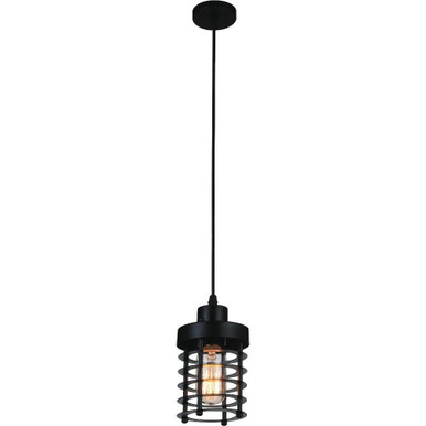 Bray 1 Light Mini Pendant by CWI - 9607P4-1-101