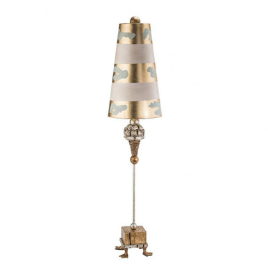 Pompadour Luxe 1 Light Buffet Table Lamp 40 x 9 Inches by Lucas and McKearn - TA1002
