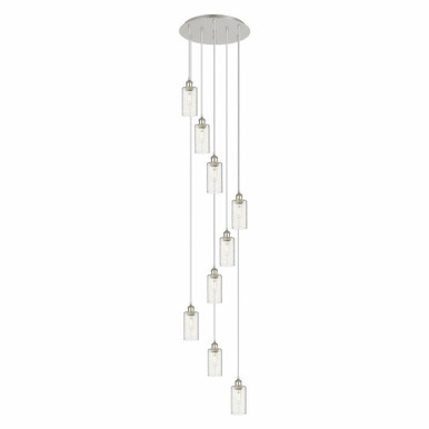 Crown Point 9 Light Cord Hung Pendant 19.25 Inch Wide by Innovations - 119B-9P-G434-7
