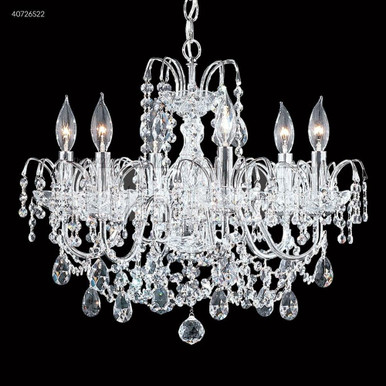 Regalia 6 Light Medium Chandelier by James Moder 40726S - 40726S