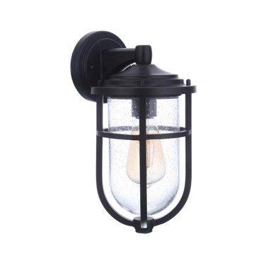 Voyage 1 Light Outdoor Wall Lantern 13 Inch Tall by Craftmade - ZA4704-MN