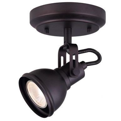 Polo 1 Light 5 Inch Wide Flush Mount by Canarm Inc - ICW622A01BK10
