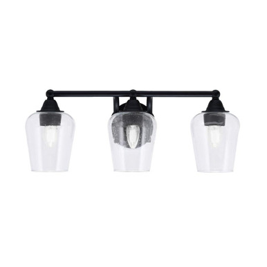 Paramount 3 Light Steel Vanity Light 21.75 Inch Length by Toltec - 3423-825-21