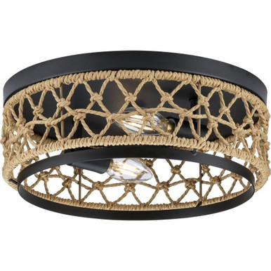 Dove Crescent 2 Light 12 Inch Wide Flush Mount by BSH - 70-BEL-4965224
