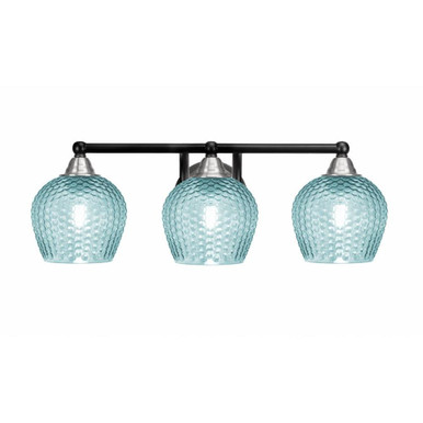 Paramount 3 Light Bath Bar 7.5 Inch Tall and 22.5 Inch Length by Toltec - 3423-BN-4602
