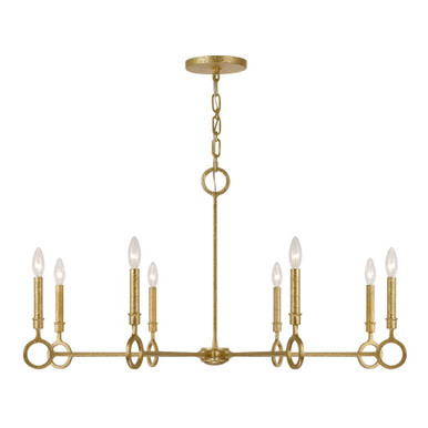 Noah 8 Light Chandelier 21 Inch Tall and 40 Inch Wide by Savoy House - 1-6847-8-93