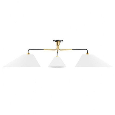 Duo 3 Light Oversized Chandelier by Hudson Valley - KBS1751803-AOB