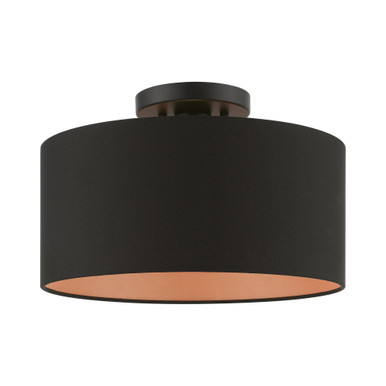Sentosa 1 Light 13 Inch Wide Semi Flush Mount by Livex - 45613-04