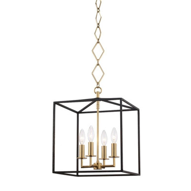 Richie 4 Light Medium Pendant by Hudson Valley - BKO150