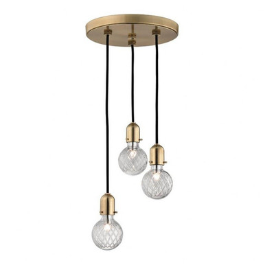 Marlow 3 Light Pendant 6.5 x 10 Inch by Hudson Valley by Hudson Valley - 1103