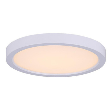 15W 1 LED 7 Inch Wide Flush Mount by Canarm Inc - LED-SM7DL-WT-C2