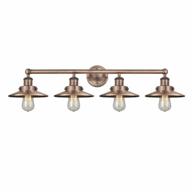 Railroad 4 Light Vanity Fixture by Innovations - 616-4W-RAI