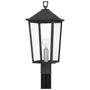 Stoneleigh 1 Light Outdoor Post Lantern 22 x 9.25 Inches by Quoizel  - STNL9009MB
