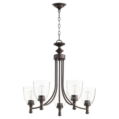 Rossington 5 Light Medium Chandelier by Quorum 6122-5 - 6122-5