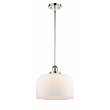 Bell 1 Light Industrial Medium StemHung Pendant 10 Inch Tall by Innovations - 916-1S-G7-L-L