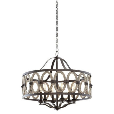 Belmont 6 Light Large Pendant by Kalco - 500251FG