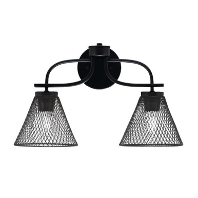 Cavella 2 Light Vanity Bar Light 18.5 Inch Length by Toltec - 3912-MB-805