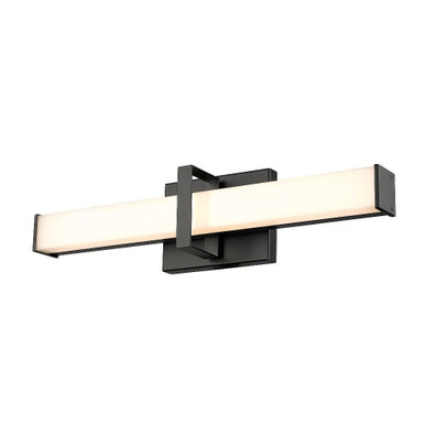 Elon 22W 1 LED Vanity Light by Golden - 5623-B19 BLK-OP