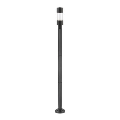 Luminata 14W 1 LED Outdoor Post Mount Lantern 9 x 95.23 Inches by Z-Lite - 553PHB-567P-BK-LED