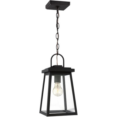Founders 1 Light Small Outdoor Pendant by Visual Comfort Studio - 6248401